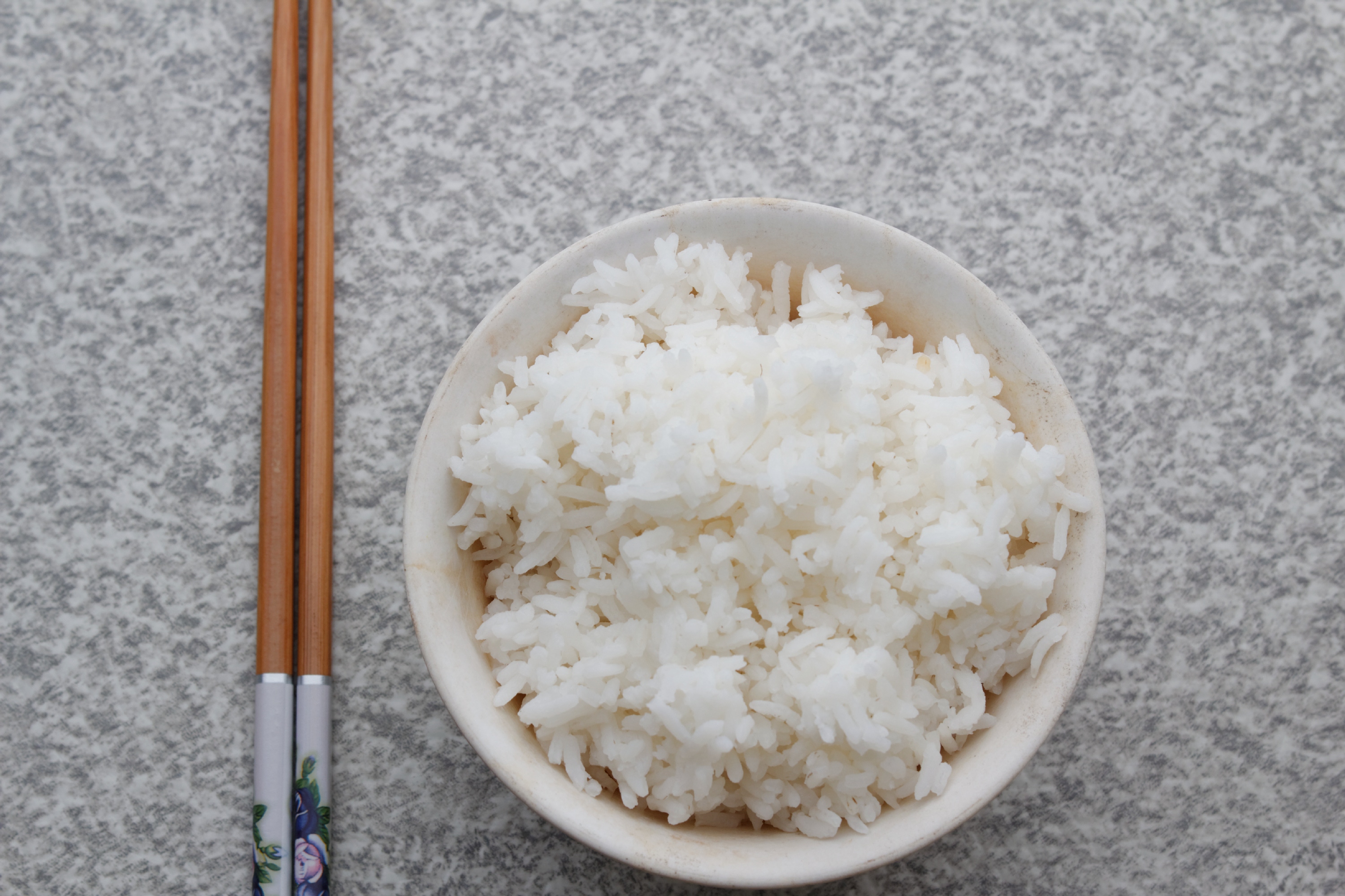 3/4 tasse de riz blanc cuit 3/4 tasse de riz blanc cuit