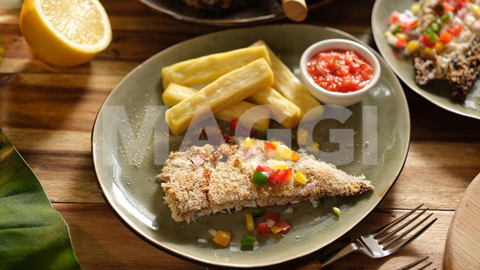 Poisson pané a la poudre de Gari