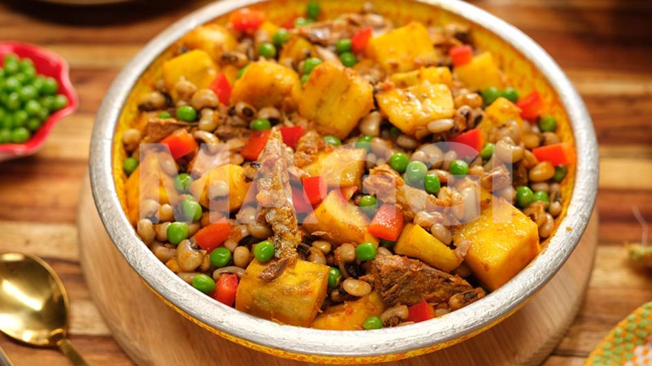 Ragoût de haricots au Mix de tubercules
