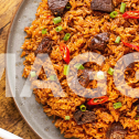 JOLLOF A LA VIANDE DE BOEUF