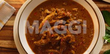 Sauce Graine au Poulet et aux Haricots