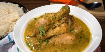 Poulet à la noix de coco