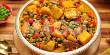 Ragoût de haricots au Mix de tubercules